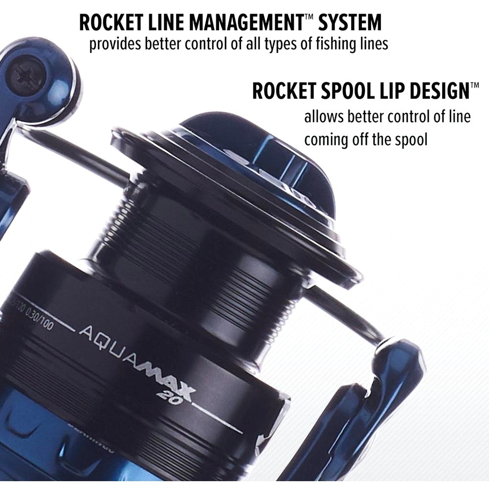 Abu Garcia® AMAXSP30/661M - Aqua Max™ 5.1:1 30 6'6 Medium Spinning Rod &  Reel Combo