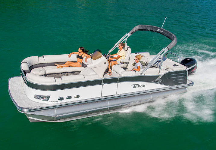 Pontoon Boat In Use