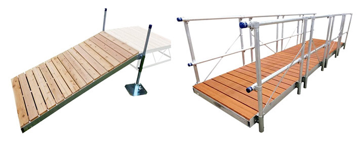 Ramps Gangways Connect Dock To Shore
