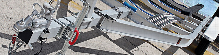 Marine Powered Bolt-On Side Mount Trailer Jack