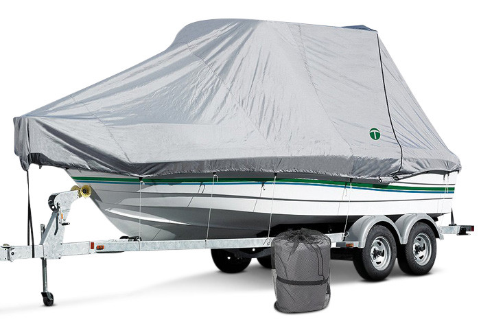Eevelle Trident T-Top Boat with Bow Rails Cover