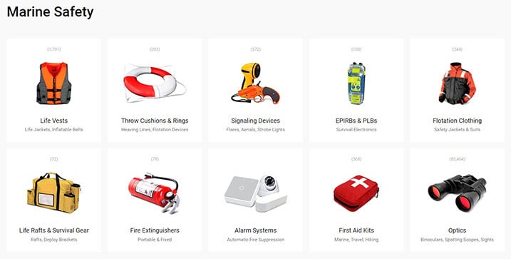 Marine Safety Catalogs