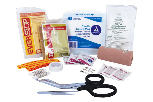 Tactical Trauma First Aid Contents Kit