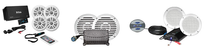 Marine Amplifier And Speaker Sets