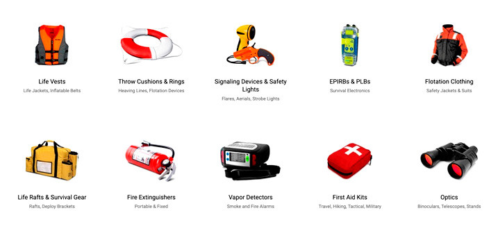 Variety Of Safety Items