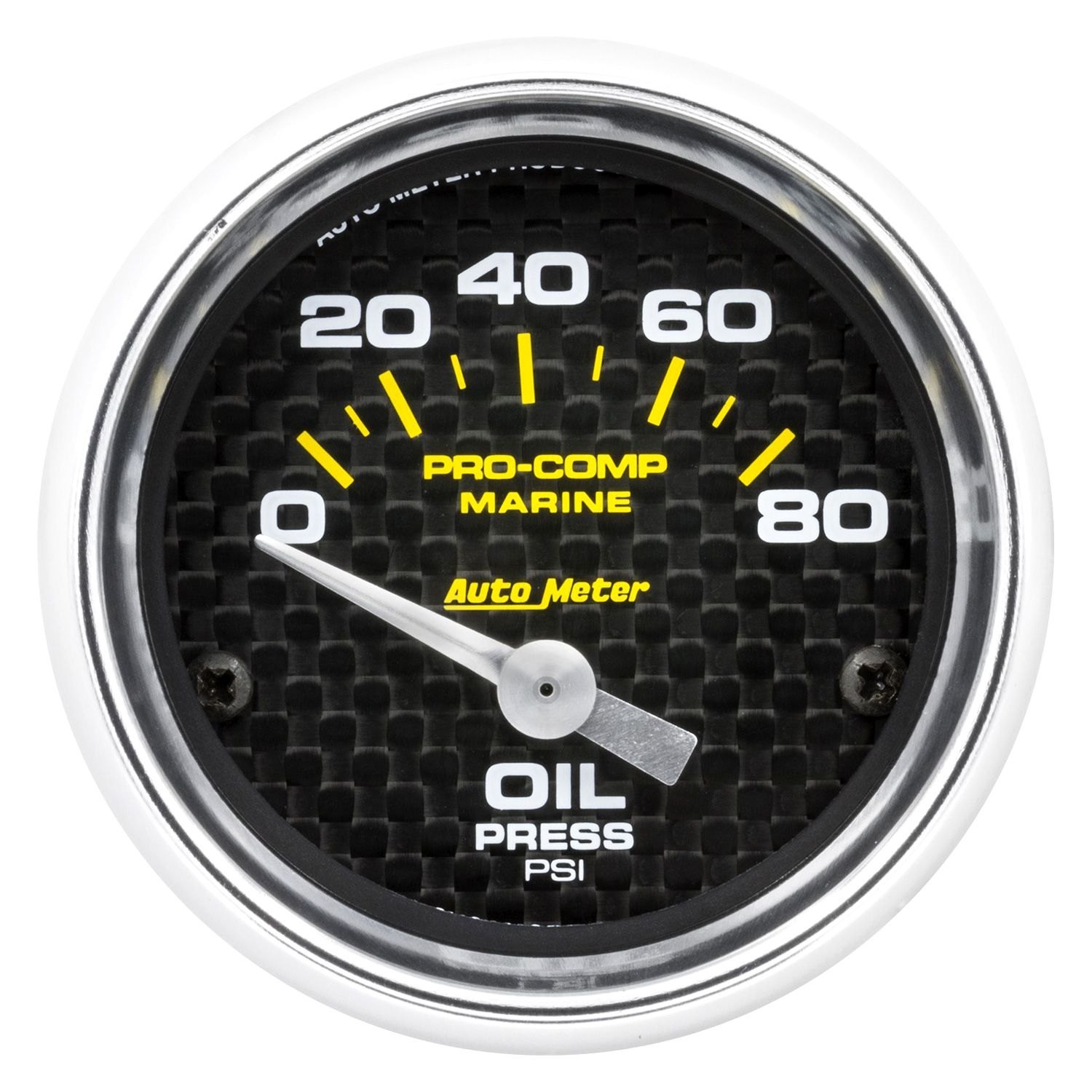 Auto Meter® 20074440 2.06" Carbon Fiber InDash Mount Electric Oil