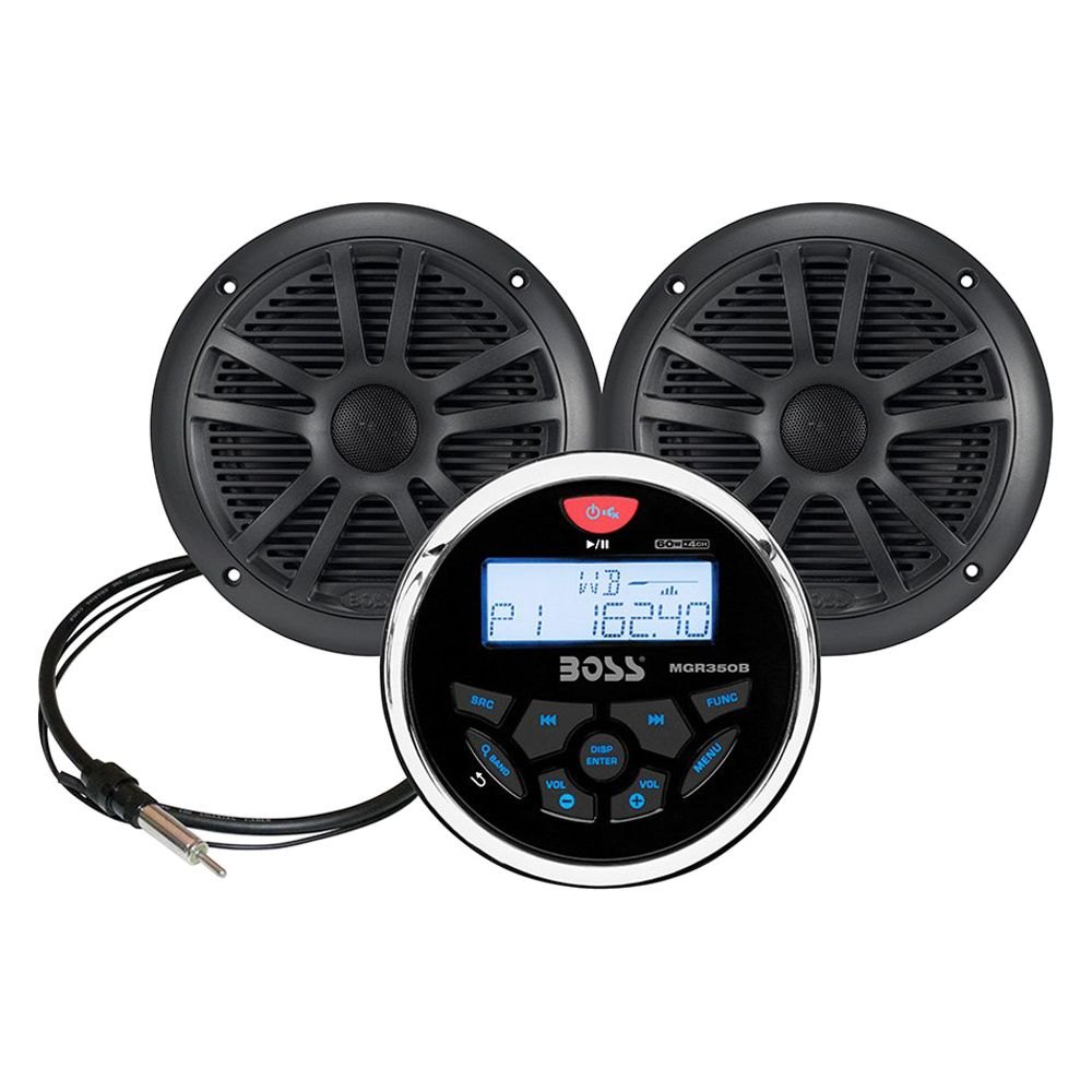 BOSS Audio® - Black AM/FM/MP3/WMA/USB Stereo Receiver - BOATiD.com