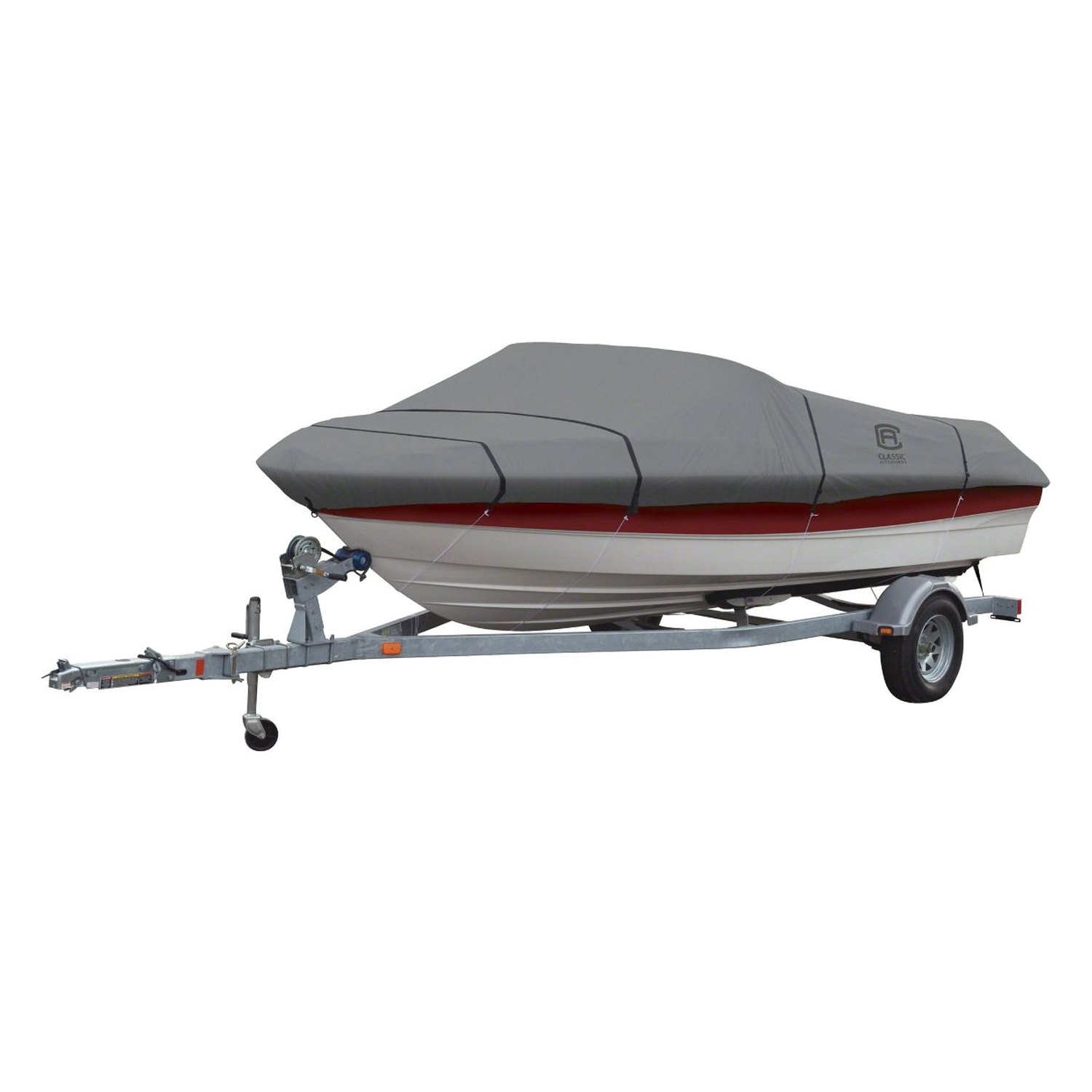 Classic Accessories® 2014109100100 Lunex Rs1™ Gray Rip/Stop Boat Cover for 14'16' L x 90