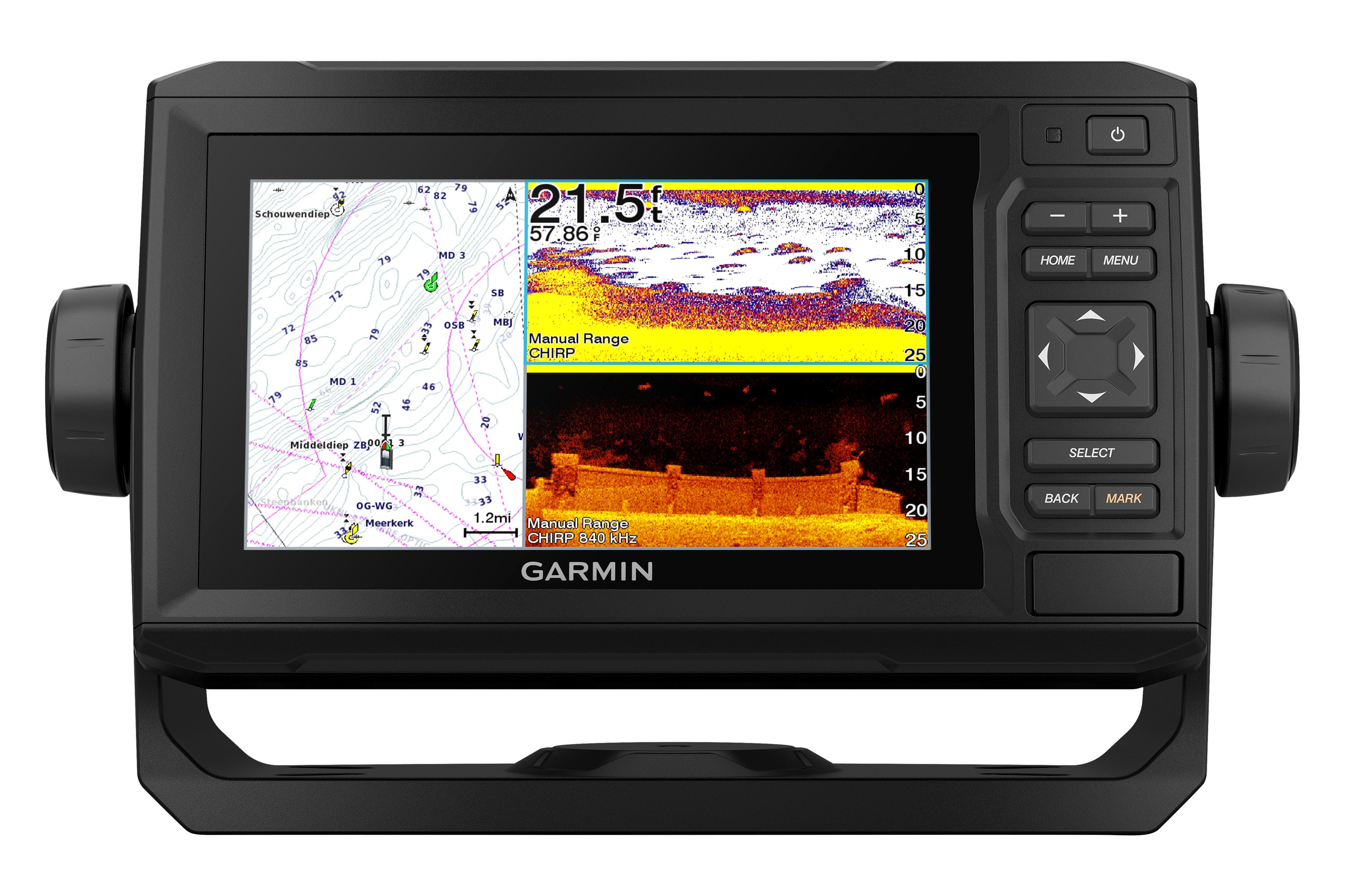 Garmin® 010-02331-00 - ECHOMAP™ UHD 64cv 6" Fish Finder ...