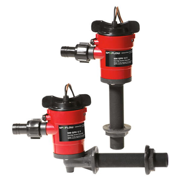 Johnson Pumps 48503 500 GPH Aerator & Livewell Pump For Boats