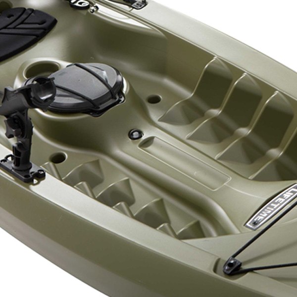 Lifetime® 90539 - Tamarack™ 10' Solo Olive Green Angler Solid Kayak 