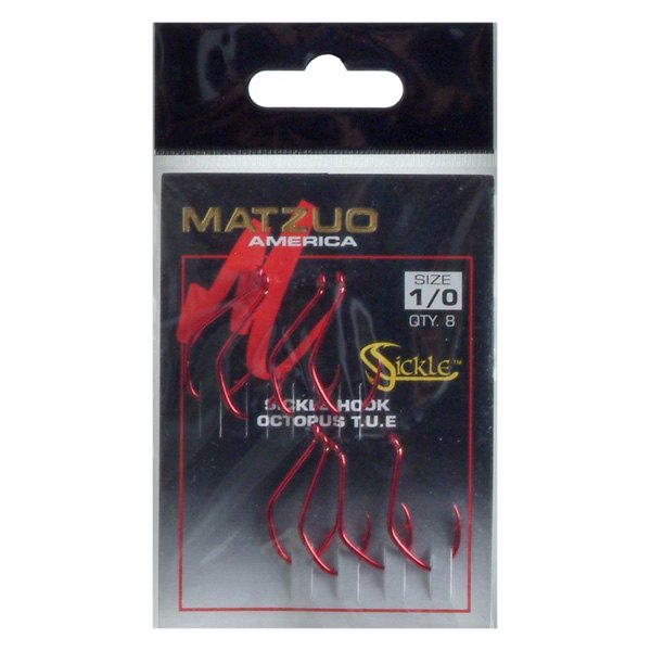 Matzuo America® - Octopus Chrome Sickle Hooks 