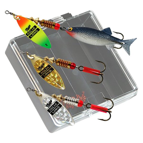 Mepps® KALB Aglia Long™ 1/4 oz. & 1/3 oz. Bass Spinner Bait Set, 3