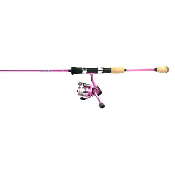 Okuma Fin Chaser 6' Pink Spinning Rod & Reel Combo 4 PACK  #FN-602-30PKa 