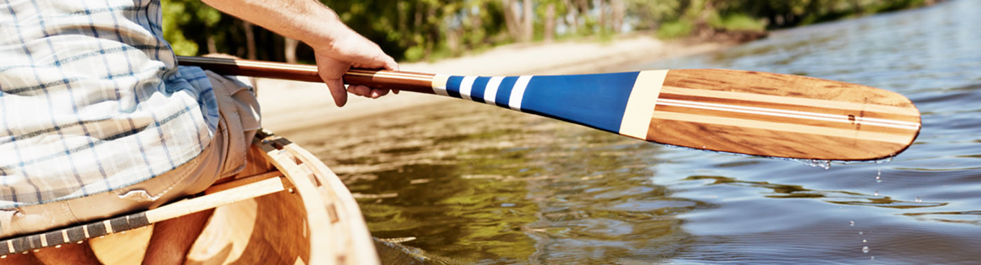 Unfinished Wooden Canoe Paddle – Lightweight, T-Grip Handle, Scratch-Resistant Edge For Kayaking & Boating
