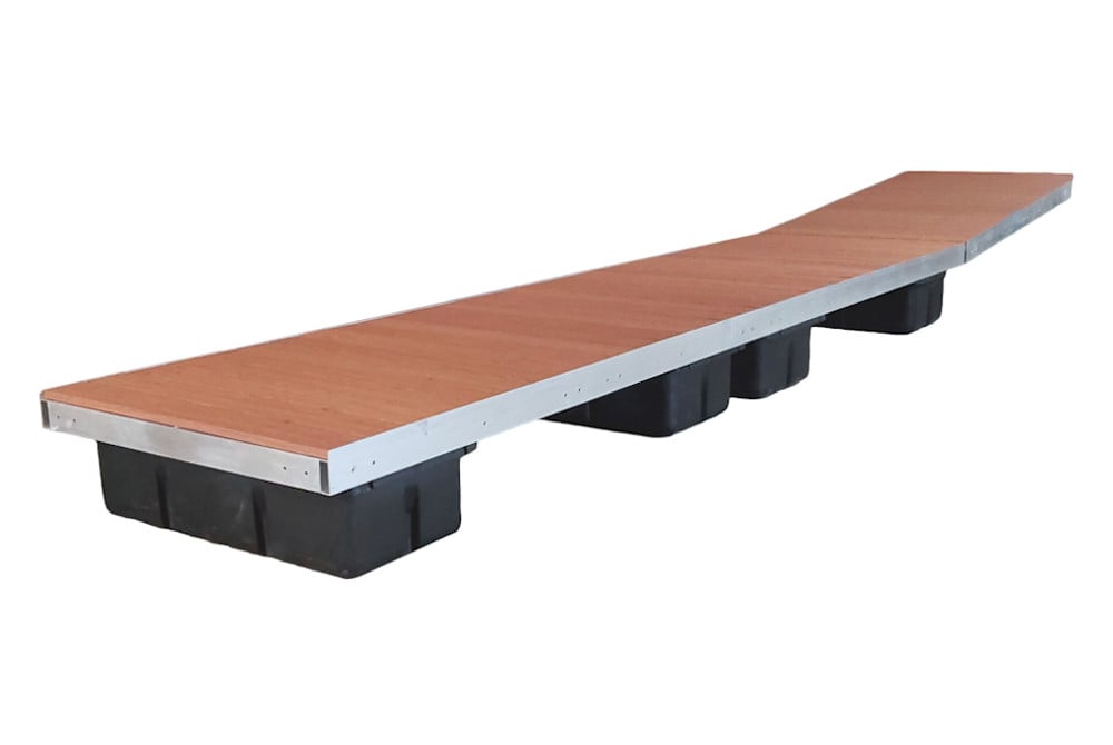 thumbnail image 2 of Patriot Docks Low-Pro Stationary Dock W/ Poly Decking 2 of 13