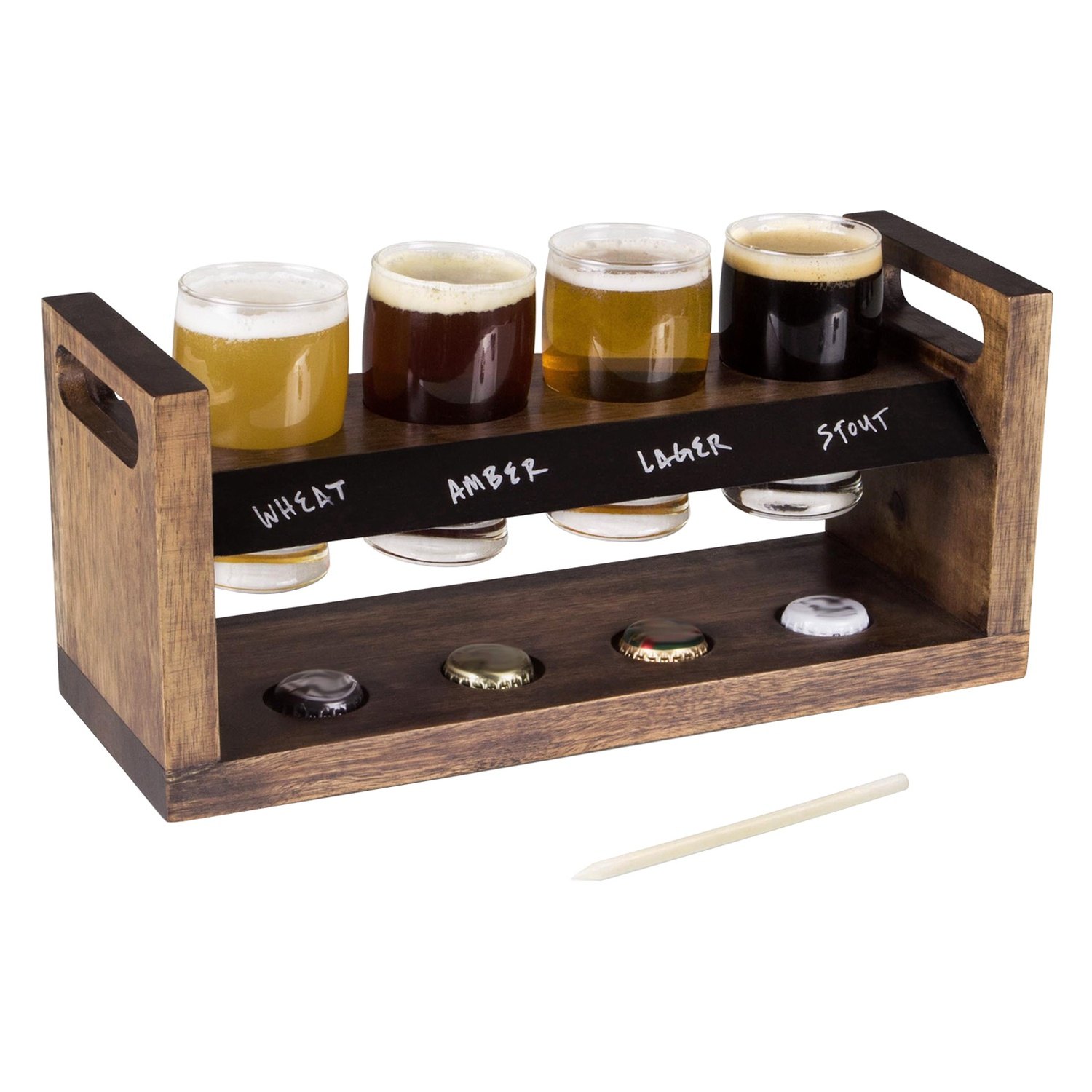 Glass Beer Craft Glass Set with Box (4 Glasses) .