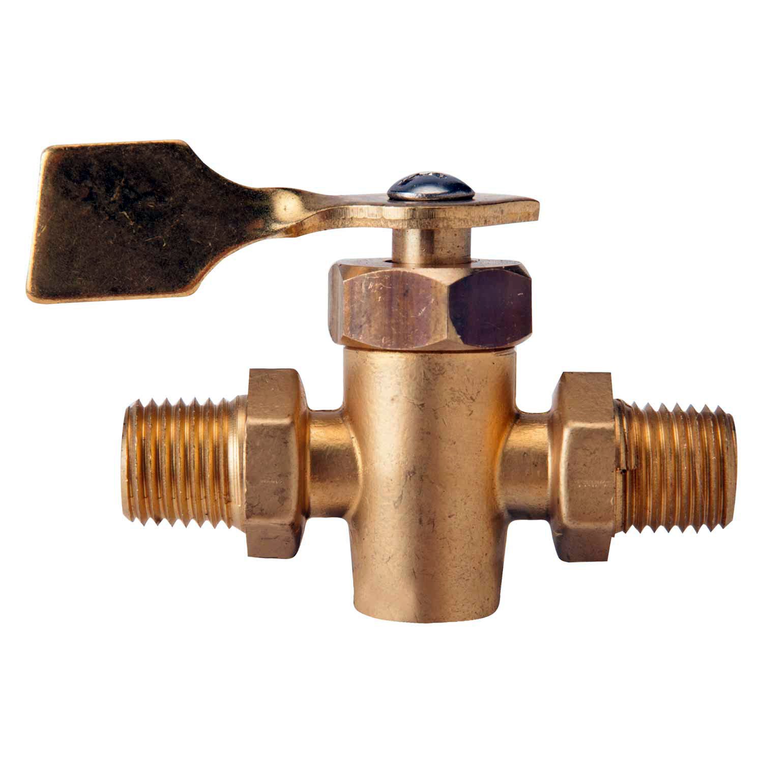 Sierra® 181651 1/4" NPT 2Way Male/Male Brass ShutOff Valve