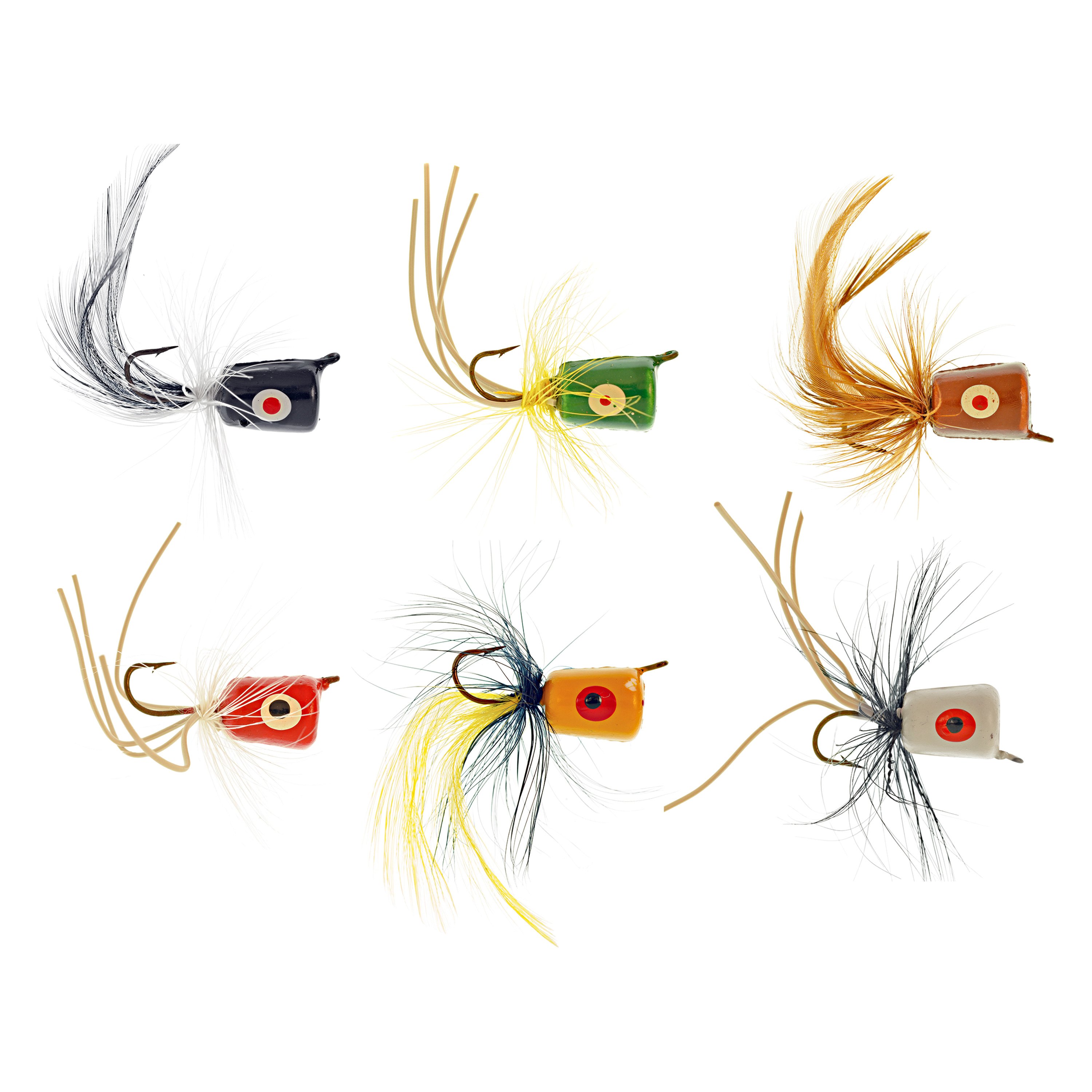 South Bend® SBPOP6 - Assorted Popper Fly Lure Kit, 6 Pieces - BOATiD.com