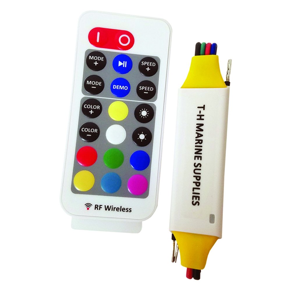 TH Marine® LEDRGBCONT1DP RGB Light Controller with Remote