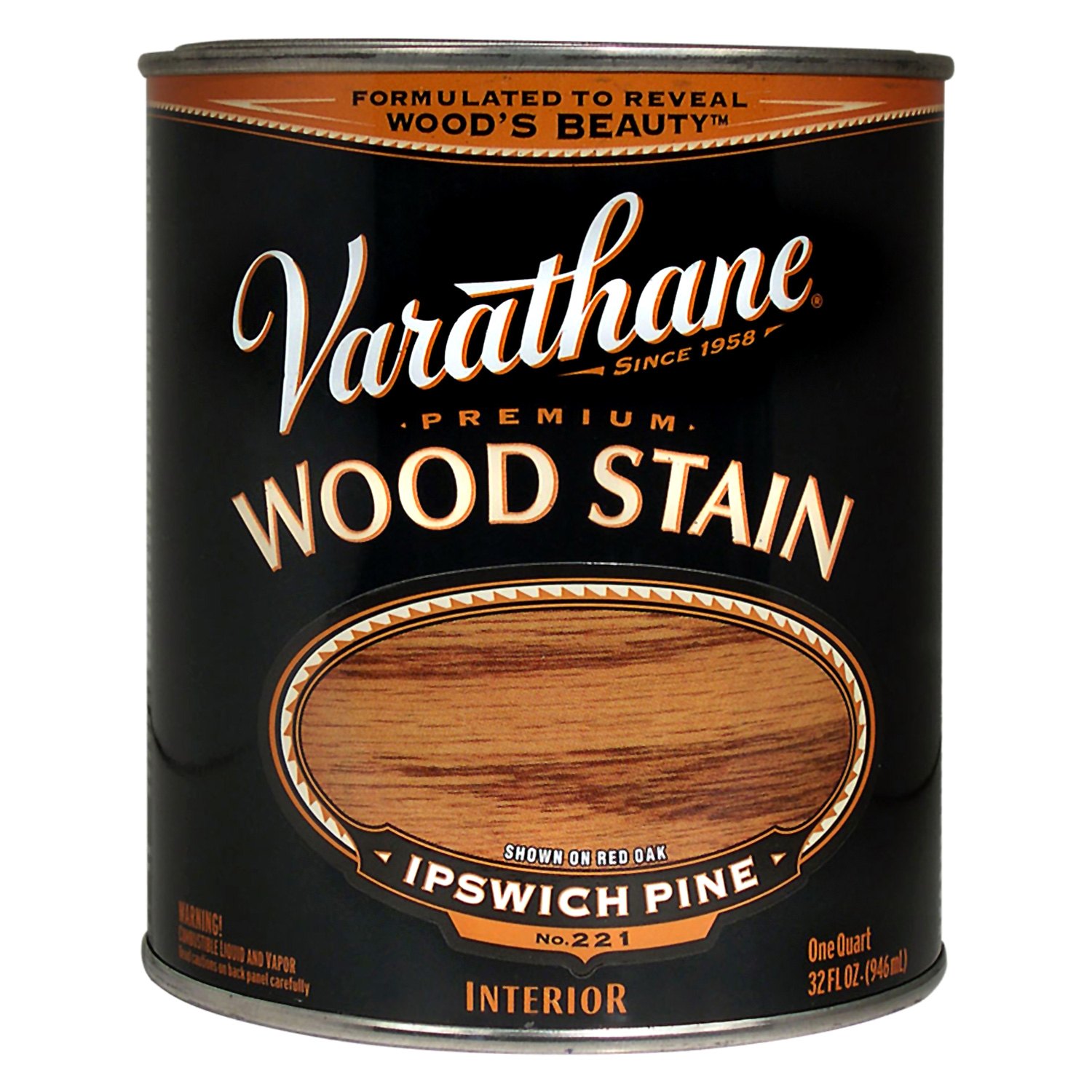 Varathane 211714H - Premium 1 qt. Ipswich Pine Stain 
